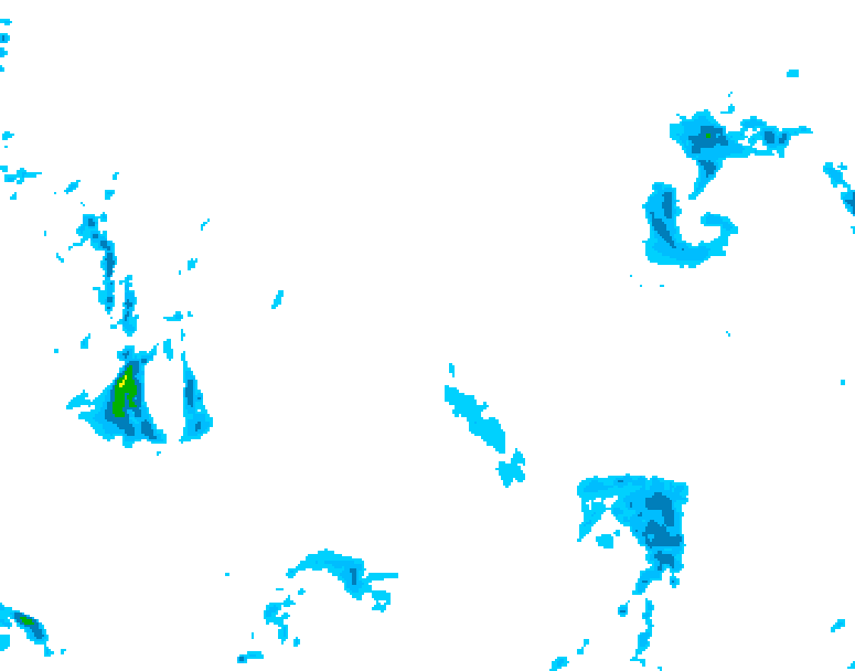 GDPS precipitation 234 hour forecast chart for Canada based on 2025/11/12 0000Z data