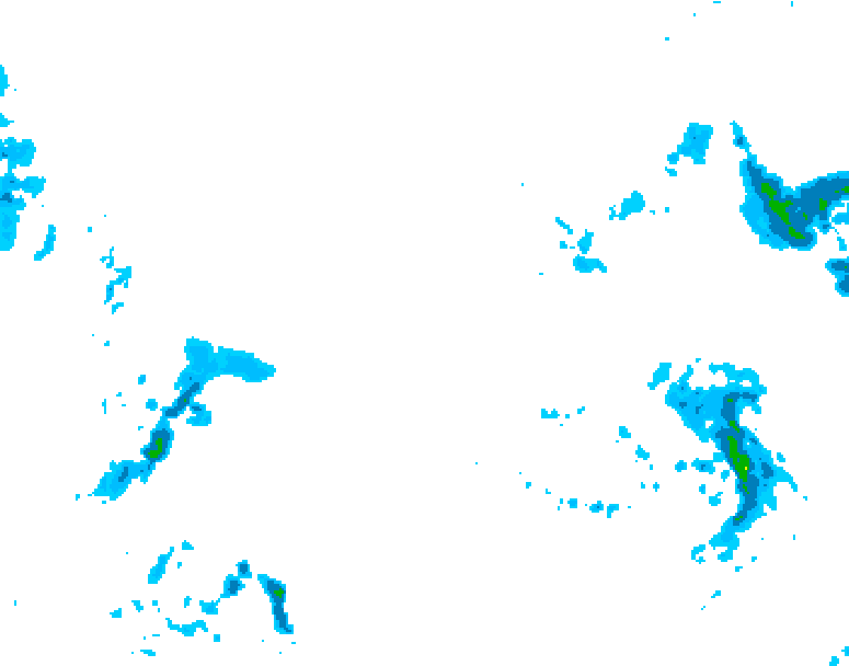 GDPS precipitation 108 hour forecast chart for Canada based on 2025/11/12 1200Z data
