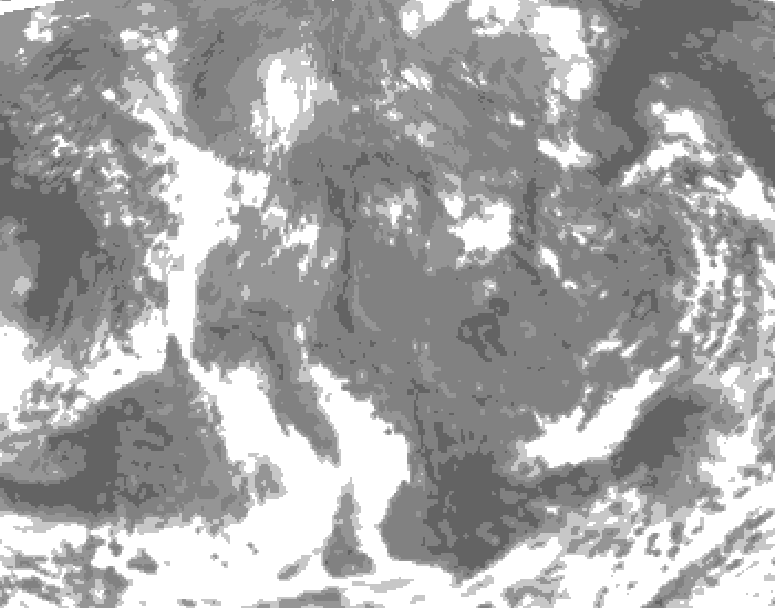 GDPS total cloud 174 hour forecast chart for Canada based on 2025/11/12 1200Z data