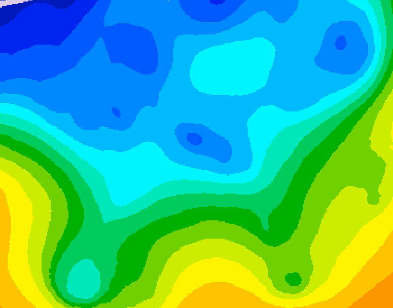 GDPS 500 millibar geopotential height 210 hour forecast chart for Canada based on 2025/11/13 0000Z data