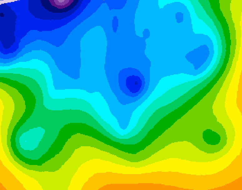 GDPS 500 millibar geopotential height 174 hour forecast chart for Canada based on 2025/11/13 1200Z data
