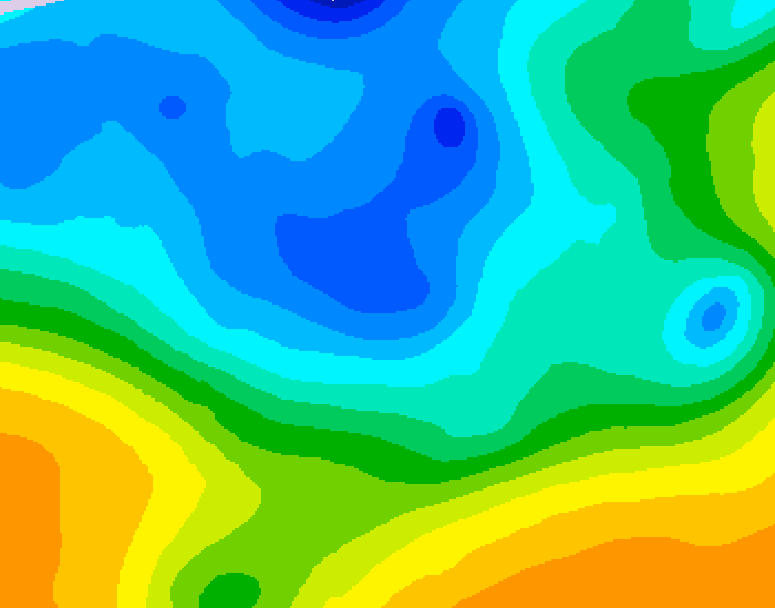 GDPS 500 millibar geopotential height 240 hour forecast chart for Canada based on 2025/11/13 1200Z data