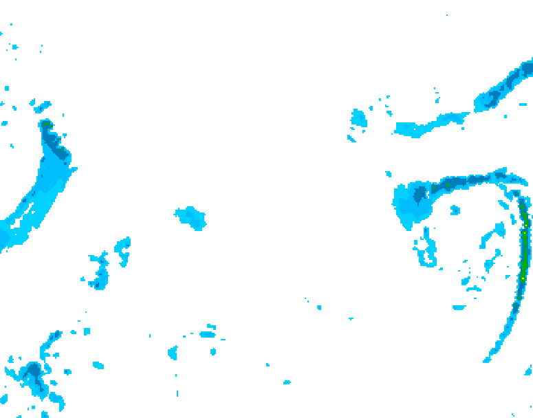 GDPS precipitation 114 hour forecast chart for Canada based on 2025/11/13 0000Z data