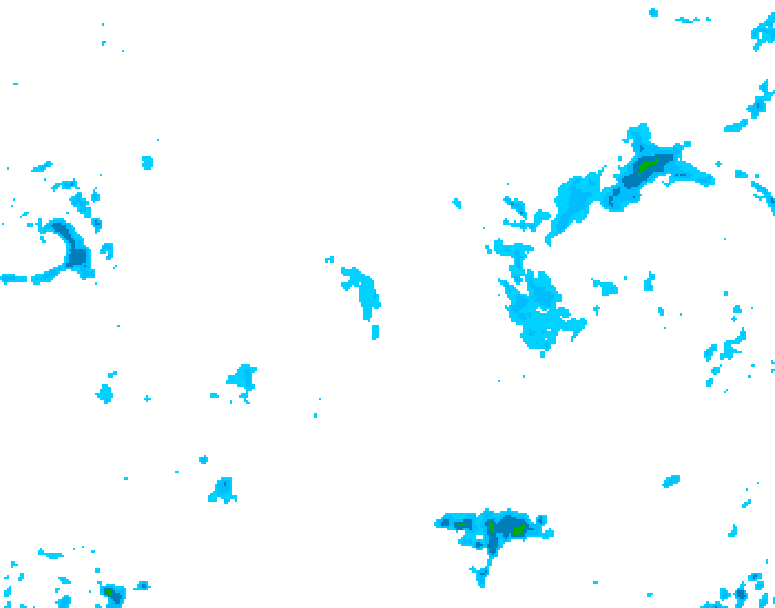 GDPS precipitation 138 hour forecast chart for Canada based on 2025/11/13 0000Z data