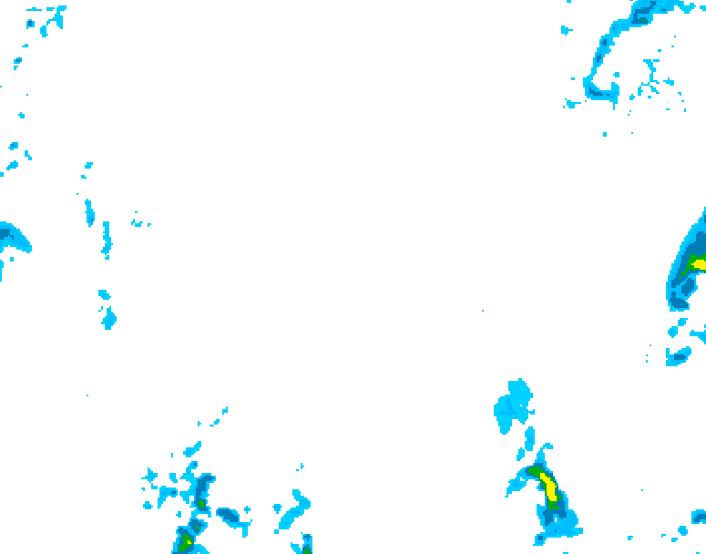 GDPS precipitation 210 hour forecast chart for Canada based on 2025/11/13 0000Z data