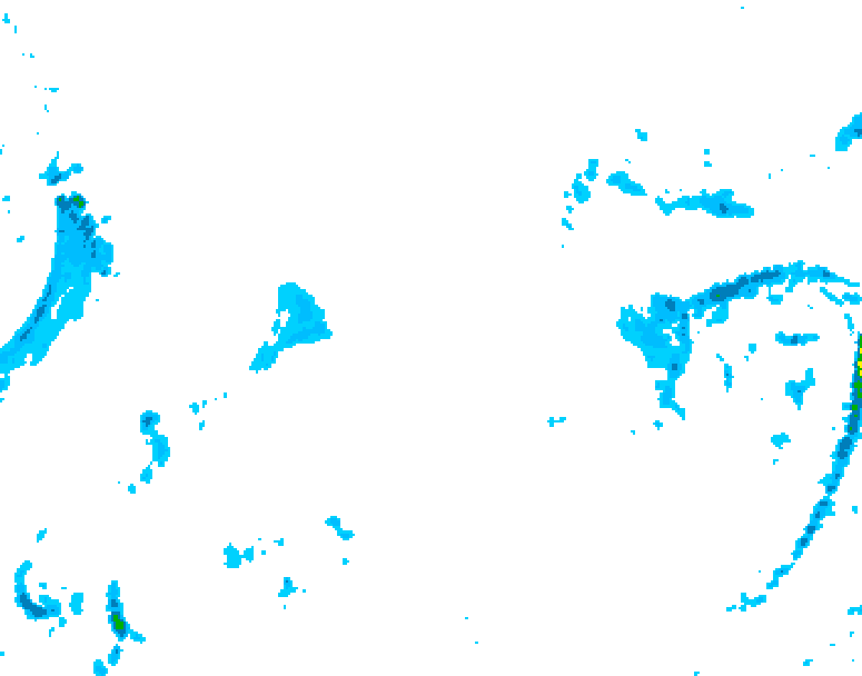 GDPS precipitation 102 hour forecast chart for Canada based on 2025/11/13 1200Z data