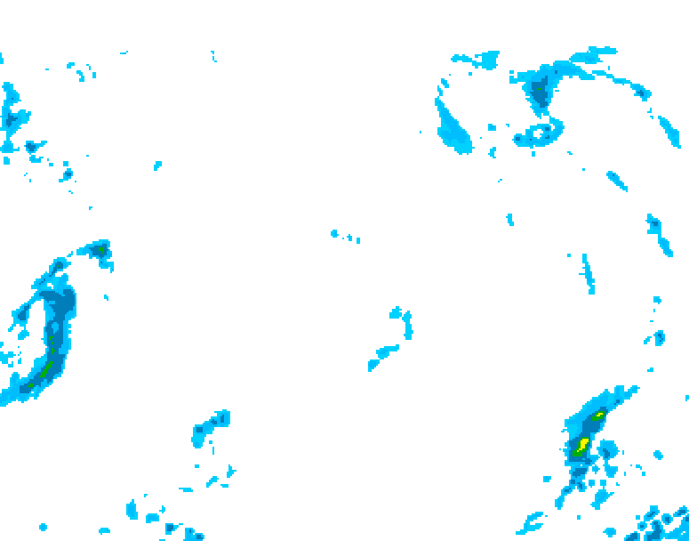 GDPS precipitation 150 hour forecast chart for Canada based on 2025/11/13 1200Z data