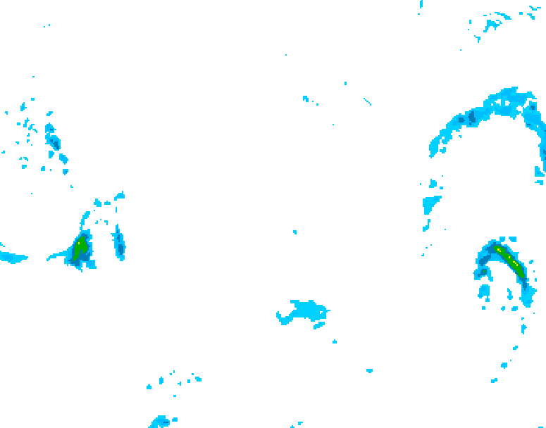 GDPS precipitation 222 hour forecast chart for Canada based on 2025/11/13 1200Z data