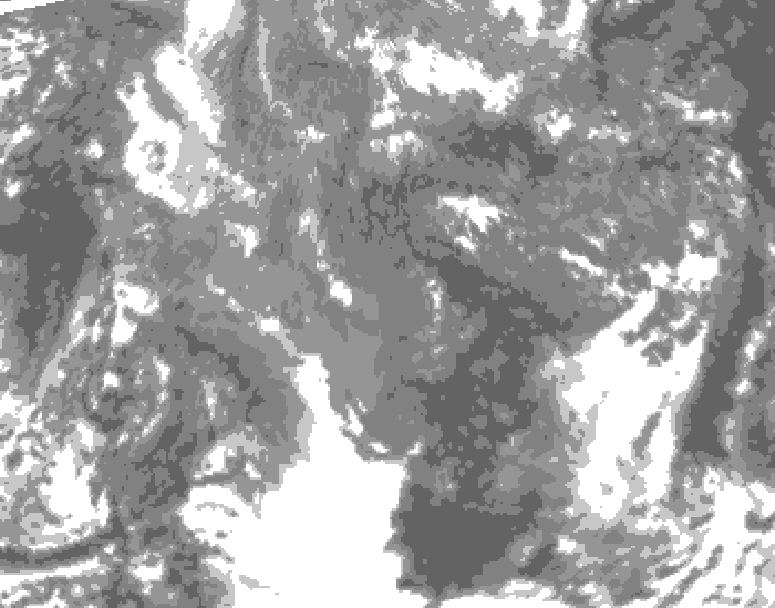 GDPS total cloud 186 hour forecast chart for Canada based on 2025/11/13 0000Z data