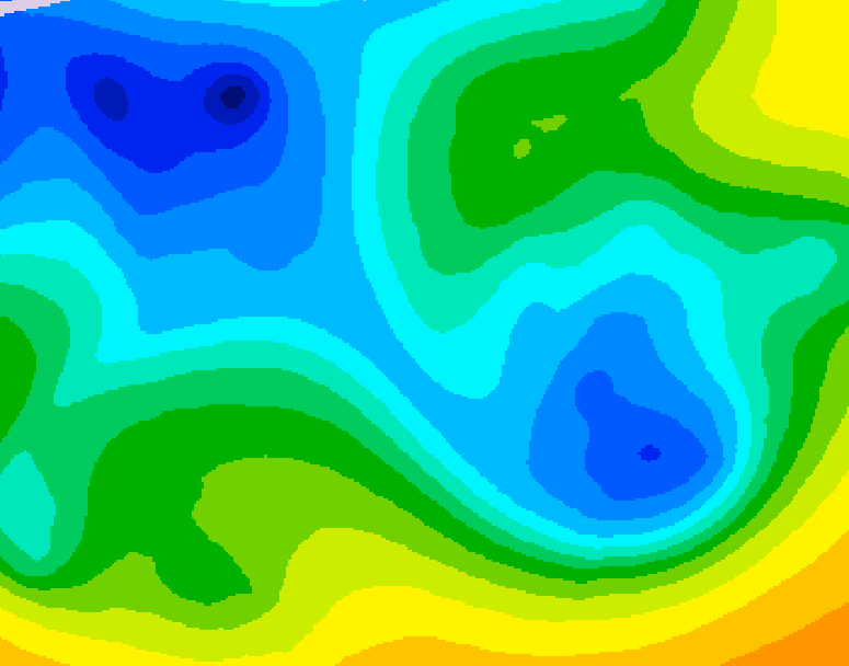GDPS 500 millibar geopotential height 072 hour forecast chart for Canada based on 2025/11/14 0000Z data