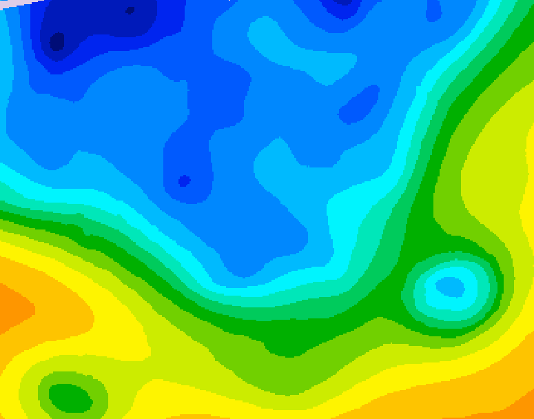 GDPS 500 millibar geopotential height 210 hour forecast chart for Canada based on 2025/11/14 0000Z data