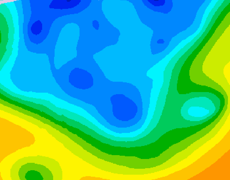 GDPS 500 millibar geopotential height 228 hour forecast chart for Canada based on 2025/11/14 0000Z data