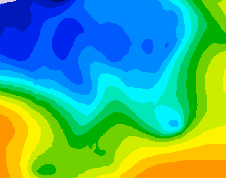 GDPS 500 millibar geopotential height 174 hour forecast chart for Canada based on 2025/11/14 1200Z data