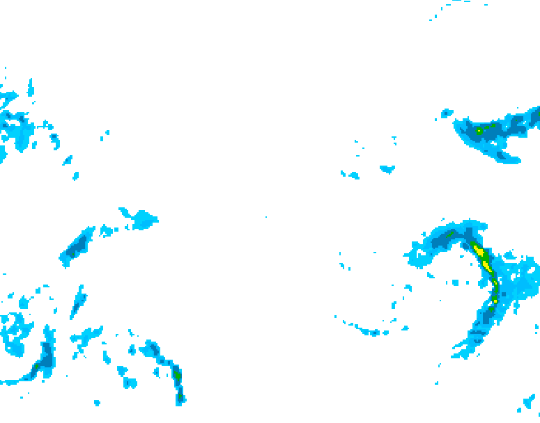 GDPS precipitation 072 hour forecast chart for Canada based on 2025/11/14 0000Z data