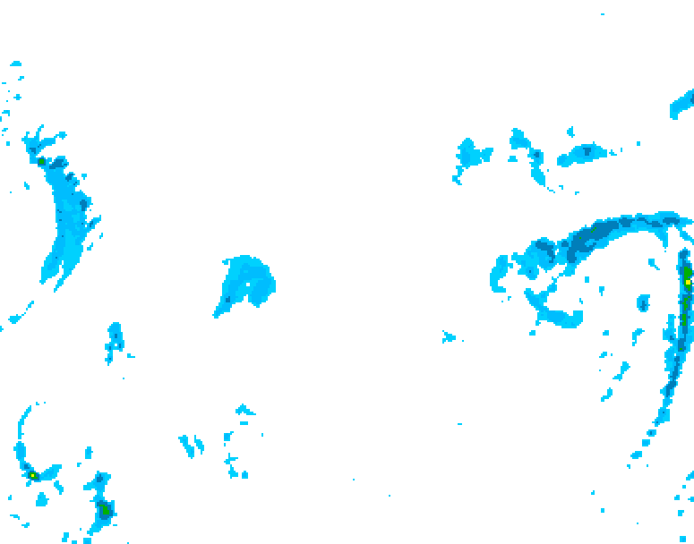 GDPS precipitation 090 hour forecast chart for Canada based on 2025/11/14 0000Z data