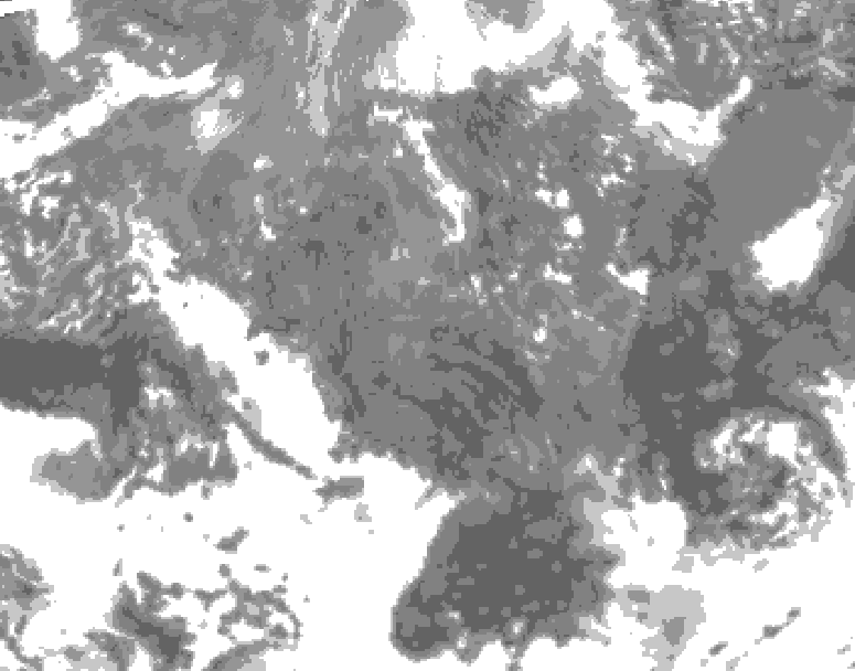 GDPS total cloud 210 hour forecast chart for Canada based on 2025/11/14 0000Z data