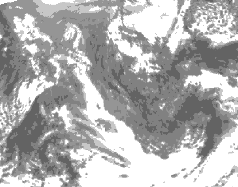GDPS total cloud 060 hour forecast chart for Canada based on 2025/11/14 1200Z data