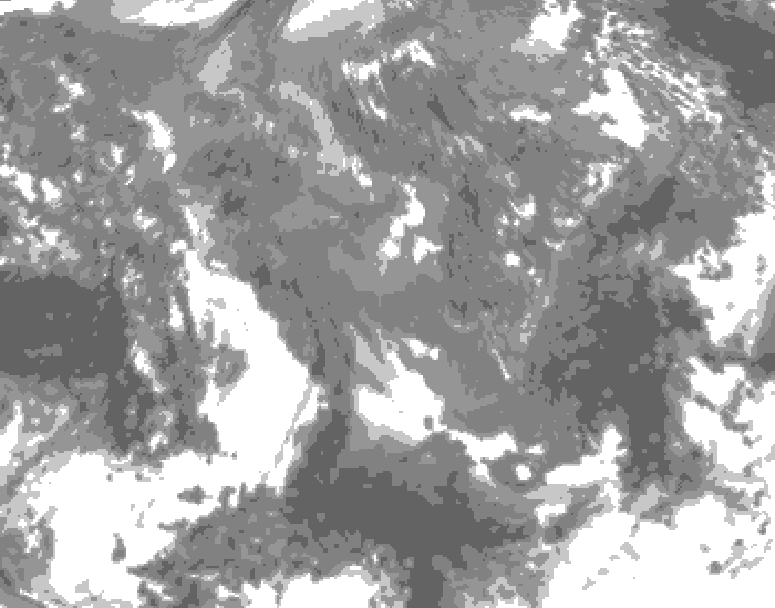 GDPS total cloud 174 hour forecast chart for Canada based on 2025/11/14 1200Z data
