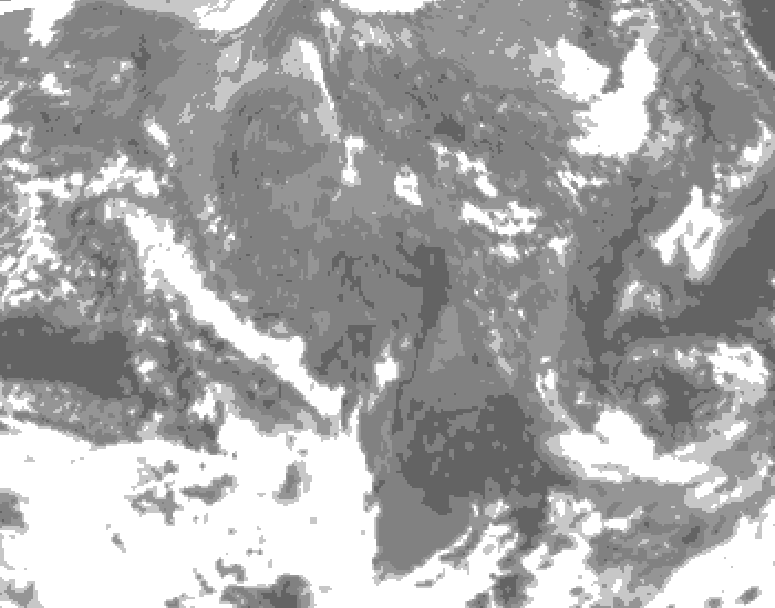 GDPS total cloud 198 hour forecast chart for Canada based on 2025/11/14 1200Z data