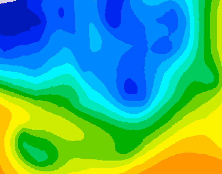 GDPS 500 millibar geopotential height 162 hour forecast chart for Canada based on 2025/11/15 0000Z data