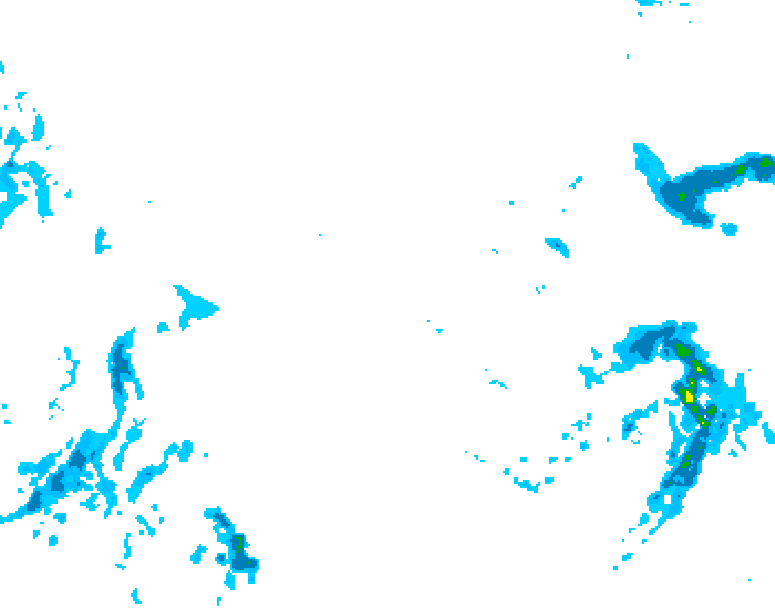 GDPS precipitation 048 hour forecast chart for Canada based on 2025/11/15 0000Z data
