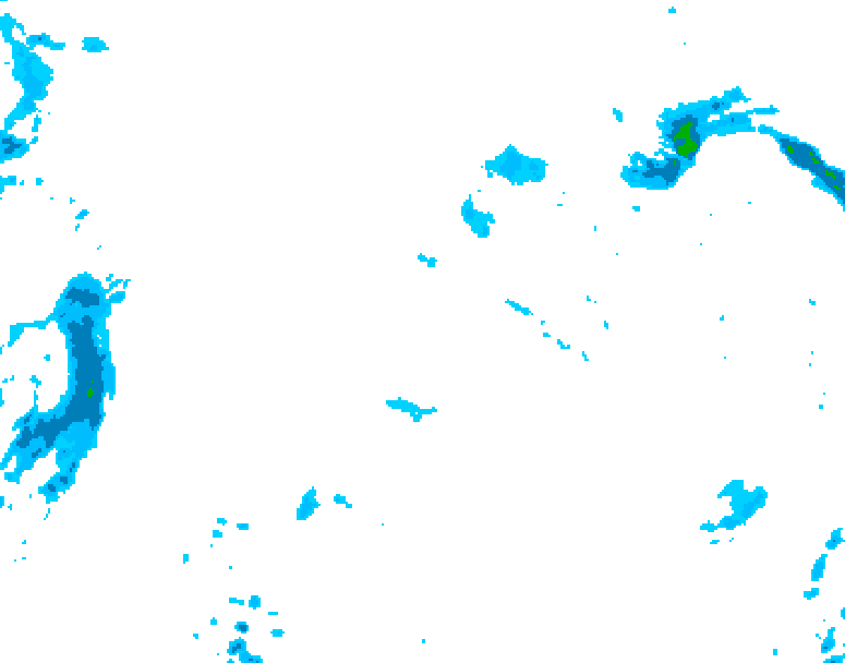 GDPS precipitation 114 hour forecast chart for Canada based on 2025/11/15 0000Z data