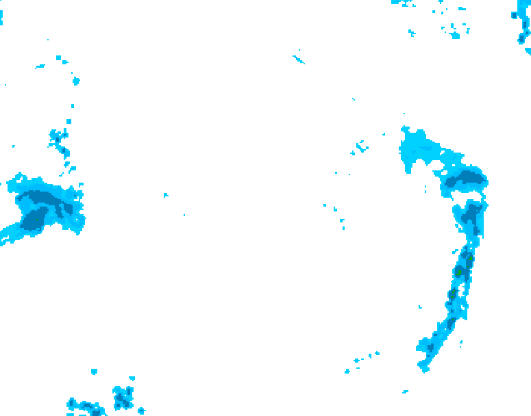 GDPS precipitation 186 hour forecast chart for Canada based on 2025/11/15 0000Z data