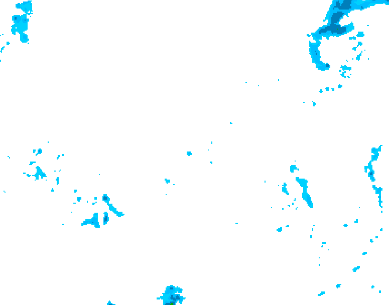 GDPS precipitation 234 hour forecast chart for Canada based on 2025/11/15 0000Z data