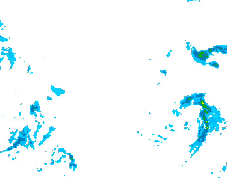 GDPS precipitation 036 hour forecast chart for Canada based on 2025/11/15 1200Z data