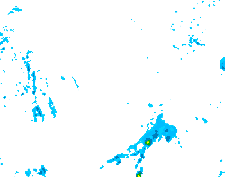 GDPS precipitation 150 hour forecast chart for Canada based on 2025/11/15 1200Z data