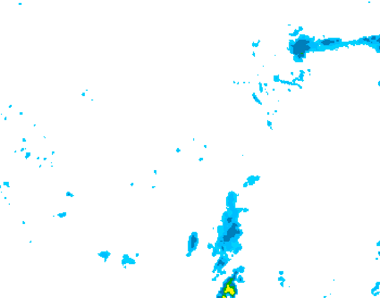 GDPS precipitation 222 hour forecast chart for Canada based on 2025/11/15 1200Z data