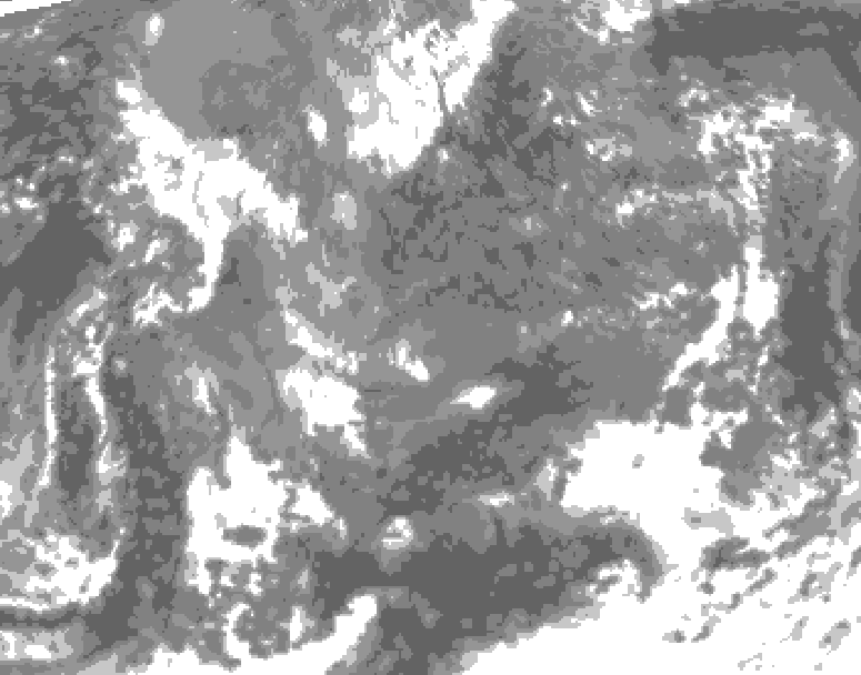 GDPS total cloud 138 hour forecast chart for Canada based on 2025/11/15 0000Z data