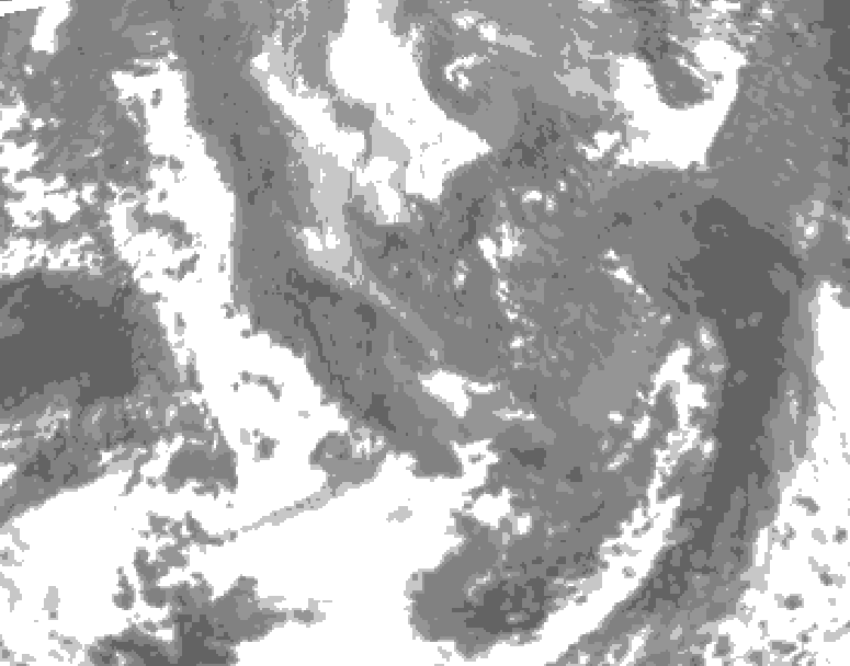 GDPS total cloud 186 hour forecast chart for Canada based on 2025/11/15 0000Z data