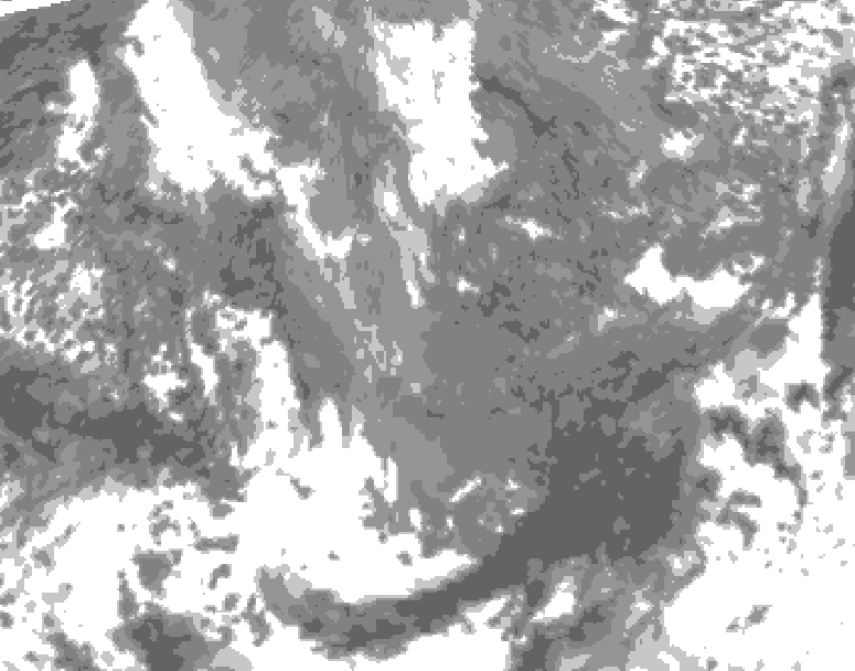 GDPS total cloud 150 hour forecast chart for Canada based on 2025/11/15 1200Z data