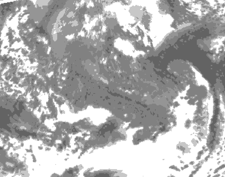 GDPS total cloud 198 hour forecast chart for Canada based on 2025/11/15 1200Z data