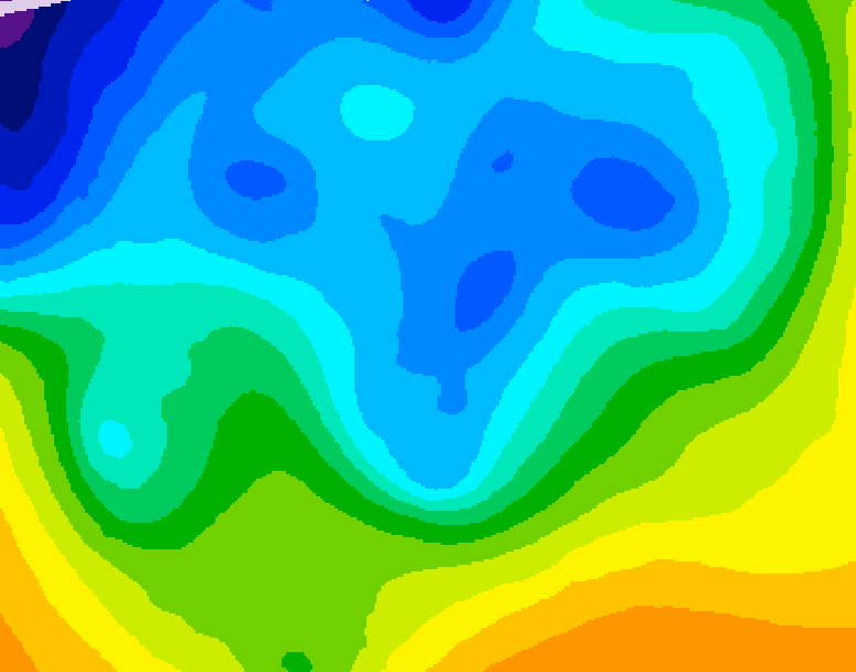 GDPS 500 millibar geopotential height 108 hour forecast chart for Canada based on 2025/11/16 1200Z data