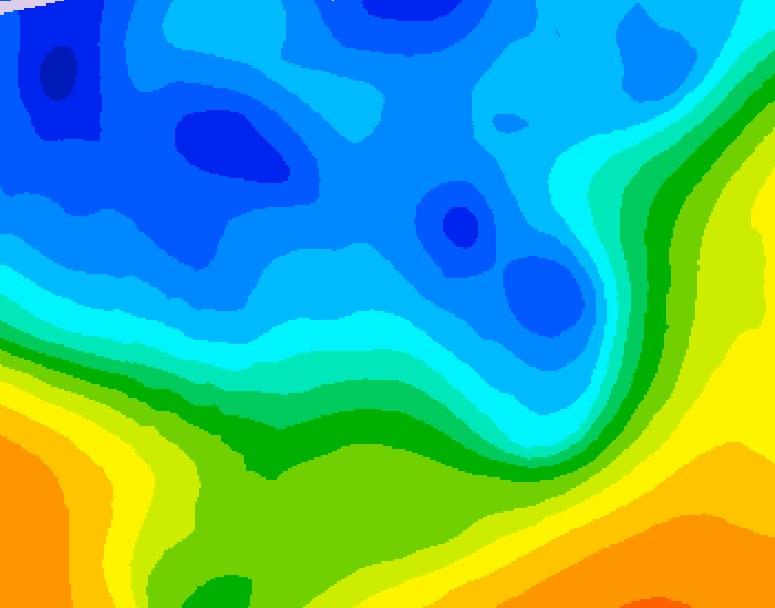 GDPS 500 millibar geopotential height 144 hour forecast chart for Canada based on 2025/11/16 1200Z data