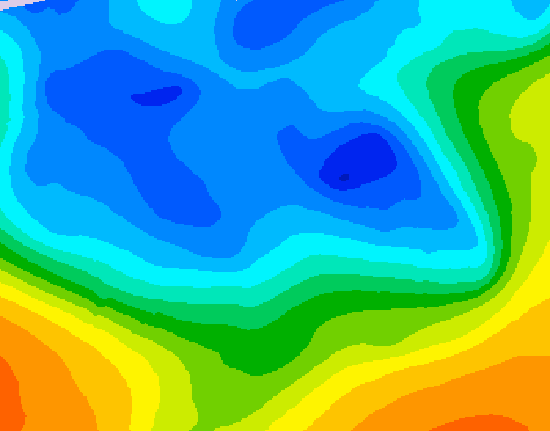 GDPS 500 millibar geopotential height 162 hour forecast chart for Canada based on 2025/11/16 1200Z data