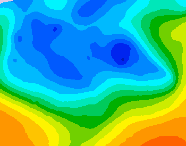 GDPS 500 millibar geopotential height 168 hour forecast chart for Canada based on 2025/11/16 1200Z data