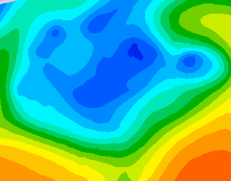 GDPS 500 millibar geopotential height 192 hour forecast chart for Canada based on 2025/11/16 1200Z data