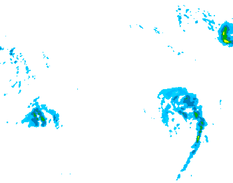 GDPS precipitation 162 hour forecast chart for Canada based on 2025/11/16 0000Z data