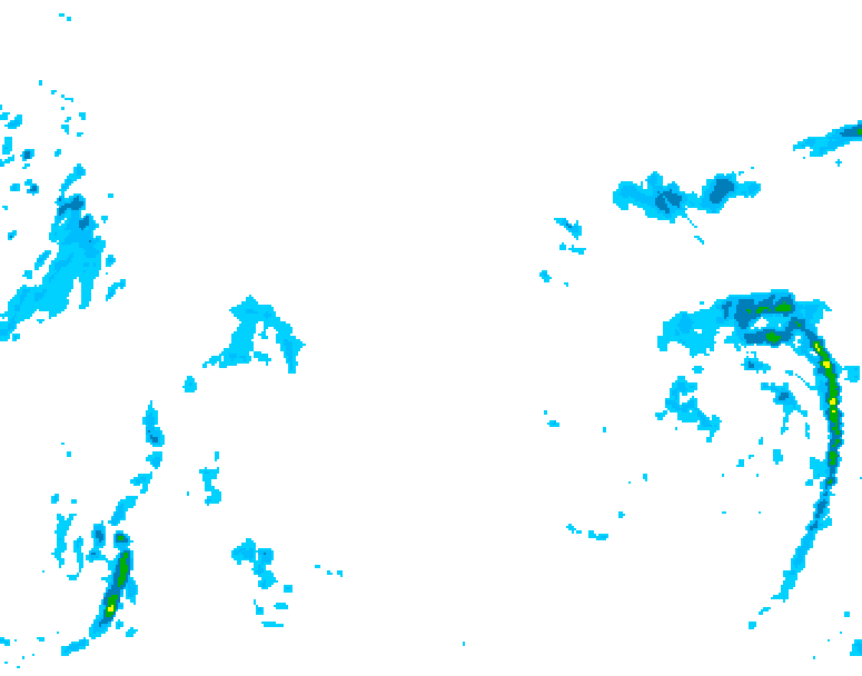 GDPS precipitation 024 hour forecast chart for Canada based on 2025/11/16 1200Z data