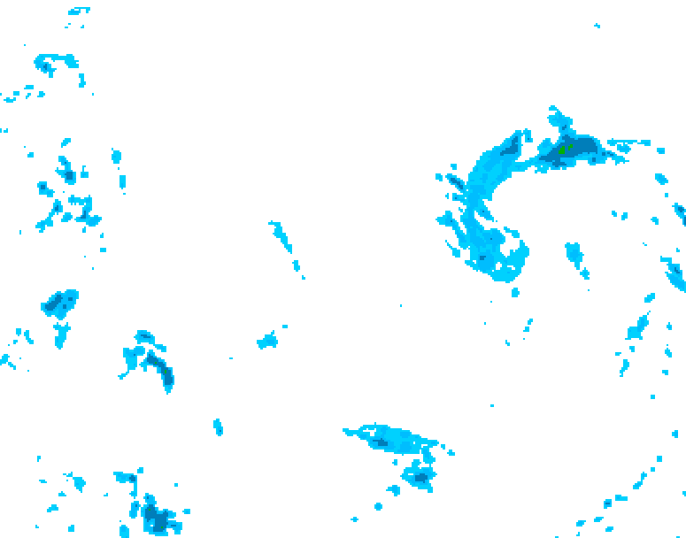 GDPS precipitation 048 hour forecast chart for Canada based on 2025/11/16 1200Z data