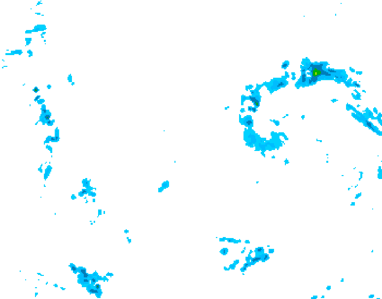 GDPS precipitation 054 hour forecast chart for Canada based on 2025/11/16 1200Z data
