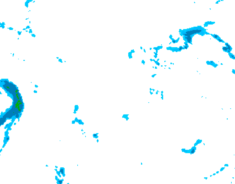 GDPS precipitation 072 hour forecast chart for Canada based on 2025/11/16 1200Z data