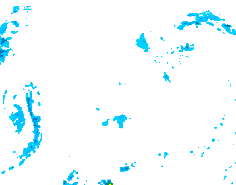 GDPS precipitation 090 hour forecast chart for Canada based on 2025/11/16 1200Z data