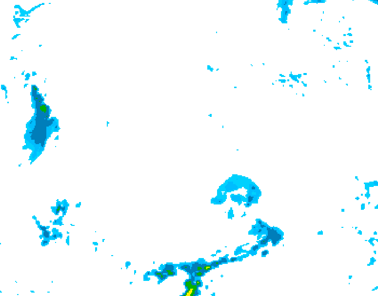 GDPS precipitation 114 hour forecast chart for Canada based on 2025/11/16 1200Z data