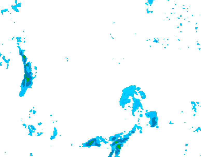 GDPS precipitation 120 hour forecast chart for Canada based on 2025/11/16 1200Z data