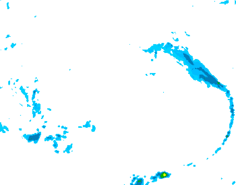 GDPS precipitation 168 hour forecast chart for Canada based on 2025/11/16 1200Z data