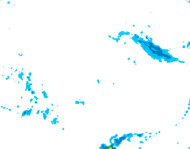 GDPS precipitation 174 hour forecast chart for Canada based on 2025/11/16 1200Z data
